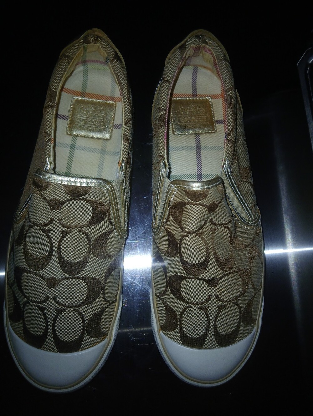 Never Worn COACH Beale Slip On Sneakers.